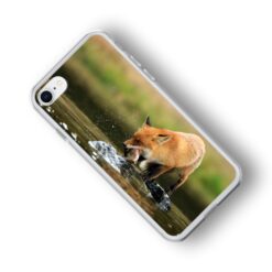 Handyhülle – Fuchs beim Fischen