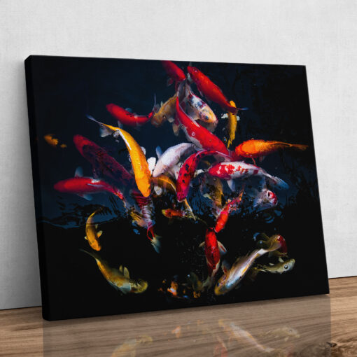 Leinwand - Koi Farbenspiel – Bild 4