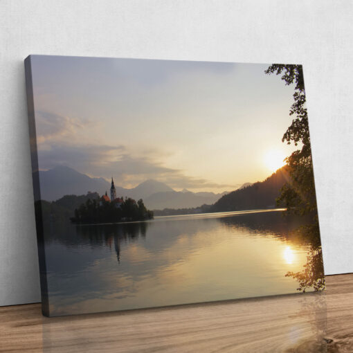 Leinwand - Lake Bled Dream – Bild 4