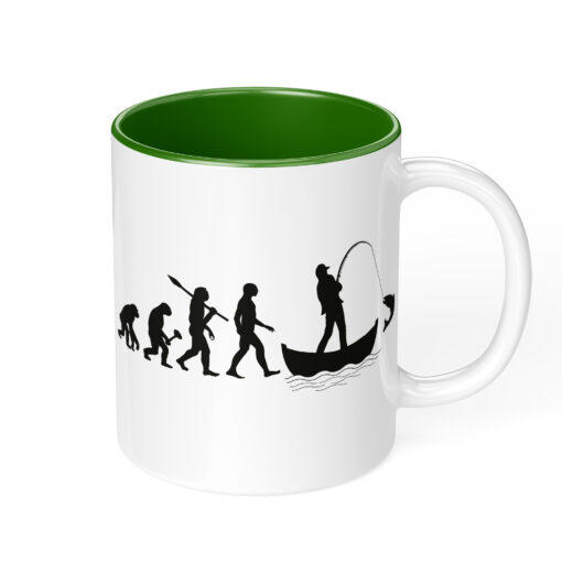 Angler Tasse zweifarbig - Evolution