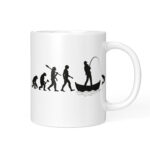 Klassische Angler Tasse - Evolution