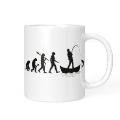 Klassische Angler Tasse - Evolution