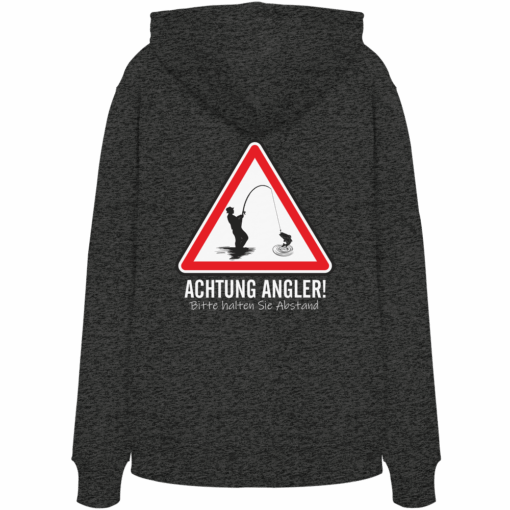 Angel Hoodie Organic – Achtung Angler! – Bild 5