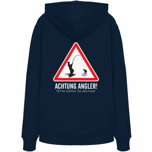 Angel Hoodie Organic – Achtung Angler! – Bild 9