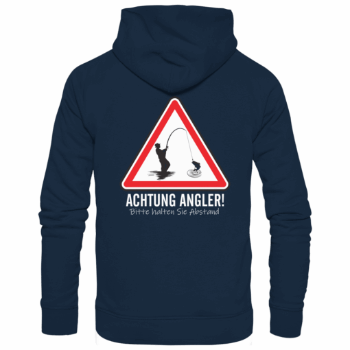 Angel Hoodie Organic – Achtung Angler! – Bild 10