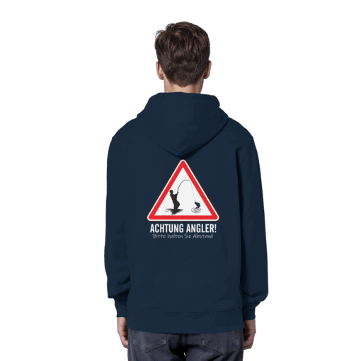 Angel Hoodie Organic – Achtung Angler! – Bild 11