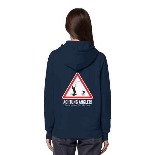 Angel Hoodie Organic – Achtung Angler! – Bild 12