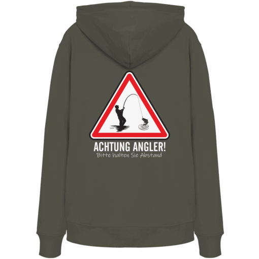 Angel Hoodie Organic – Achtung Angler! – Bild 13