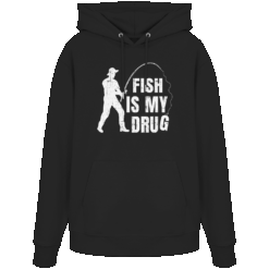Angel Hoodie Organic - Fish is my drug
