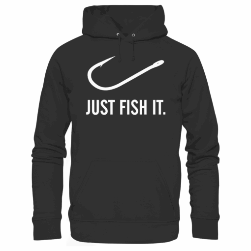 Angel Hoodie Organic – Just fish it. – Bild 2