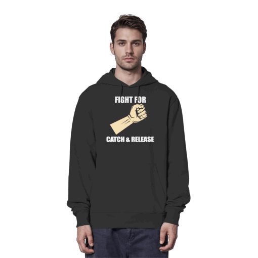 Angel Hoodie Organic – Catch & Release – Bild 3