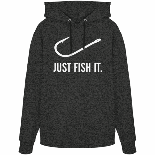 Angel Hoodie Organic – Just fish it. – Bild 5
