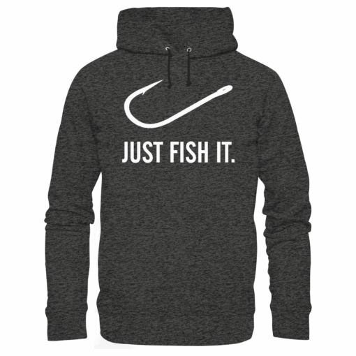 Angel Hoodie Organic – Just fish it. – Bild 6