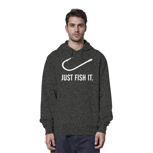 Angel Hoodie Organic – Just fish it. – Bild 7