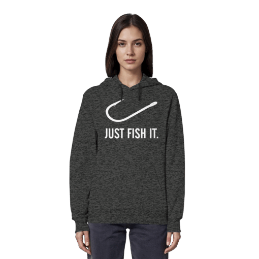 Angel Hoodie Organic – Just fish it. – Bild 8