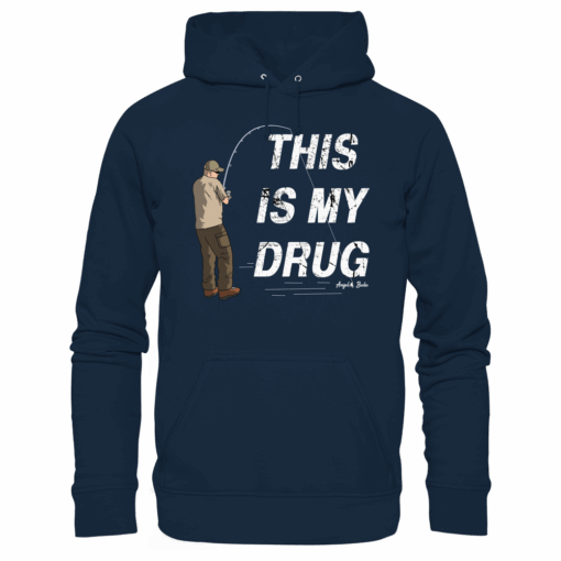 Karpfen Hoodie Organic - This is my drug – Bild 10