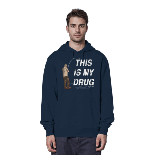 Karpfen Hoodie Organic - This is my drug – Bild 11