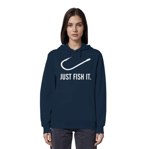 Angel Hoodie Organic – Just fish it. – Bild 12