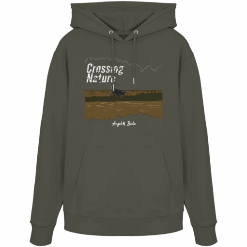Karpfen Hoodie Organic - Crossing Nature – Bild 13