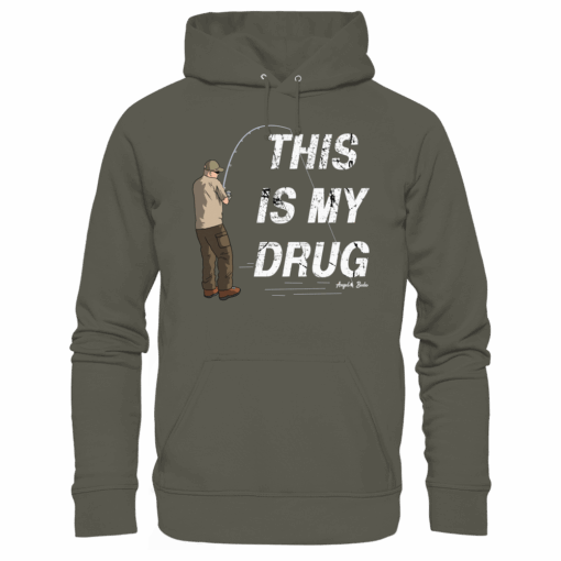 Karpfen Hoodie Organic - This is my drug – Bild 14