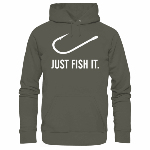 Angel Hoodie Organic – Just fish it. – Bild 14