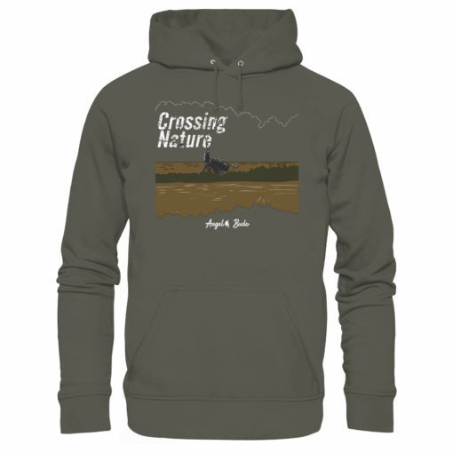 Karpfen Hoodie Organic - Crossing Nature – Bild 14