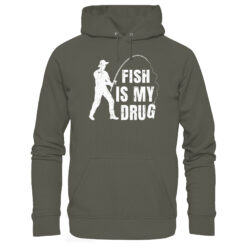 Angel Hoodie Organic - Fish is my drug