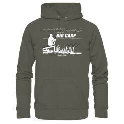 Karpfen Hoodie Organic - Waiting for a Big Carp