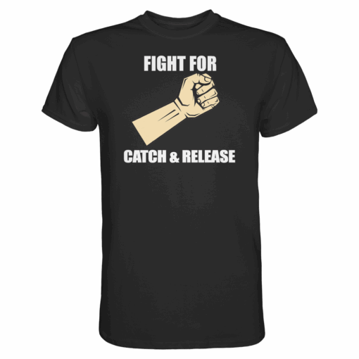 Angler T-Shirt - Fight for C&R – Bild 2