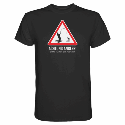 Angler T-Shirt - Achtung Angler! – Bild 2