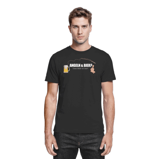 Angler T-Shirt - Angeln & Bier – Bild 3