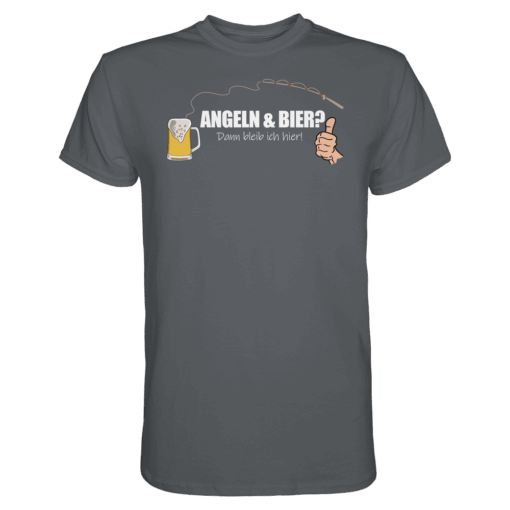 Angler T-Shirt - Angeln & Bier – Bild 5
